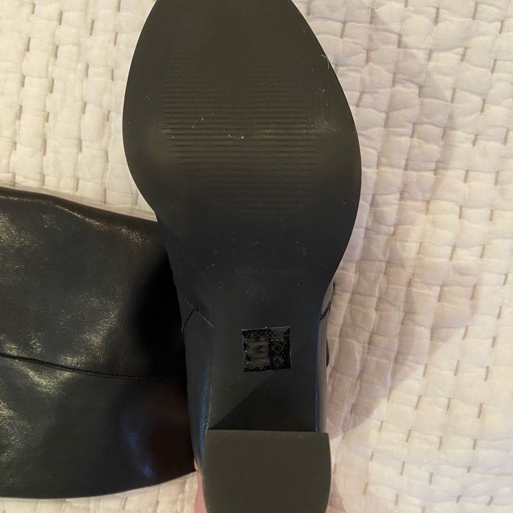 Anthropologie Black Heeled Boots - Picture 3 of 3